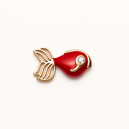 RED FISH CHARM