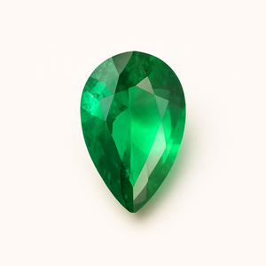 MAY BIRTHSTONE EMERALD CHARM