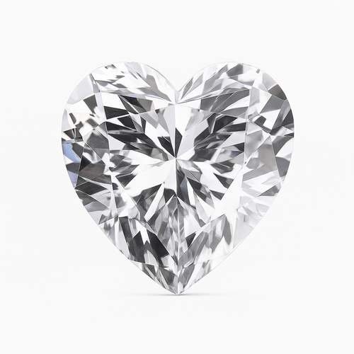 CELESTIAL DIAMOND HEART CHARM