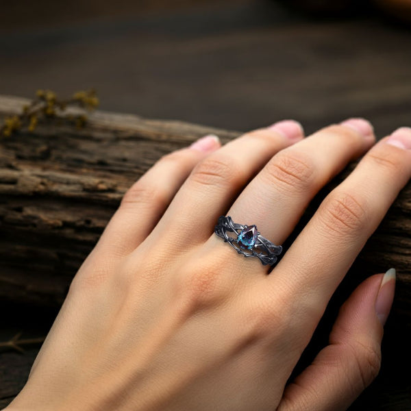 Black Stone Ring