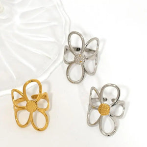 Flower Statement Ring
