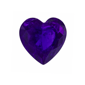 ROYAL VIOLET HEART CHARM