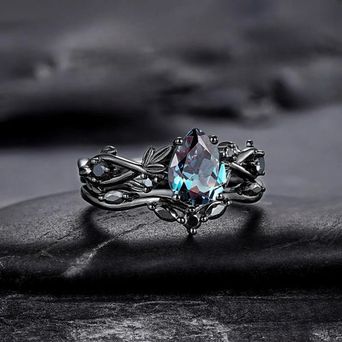 Black Stone Ring